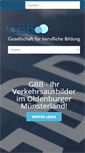 Mobile Screenshot of gbb-holdorf.de