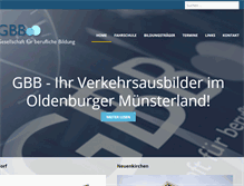 Tablet Screenshot of gbb-holdorf.de